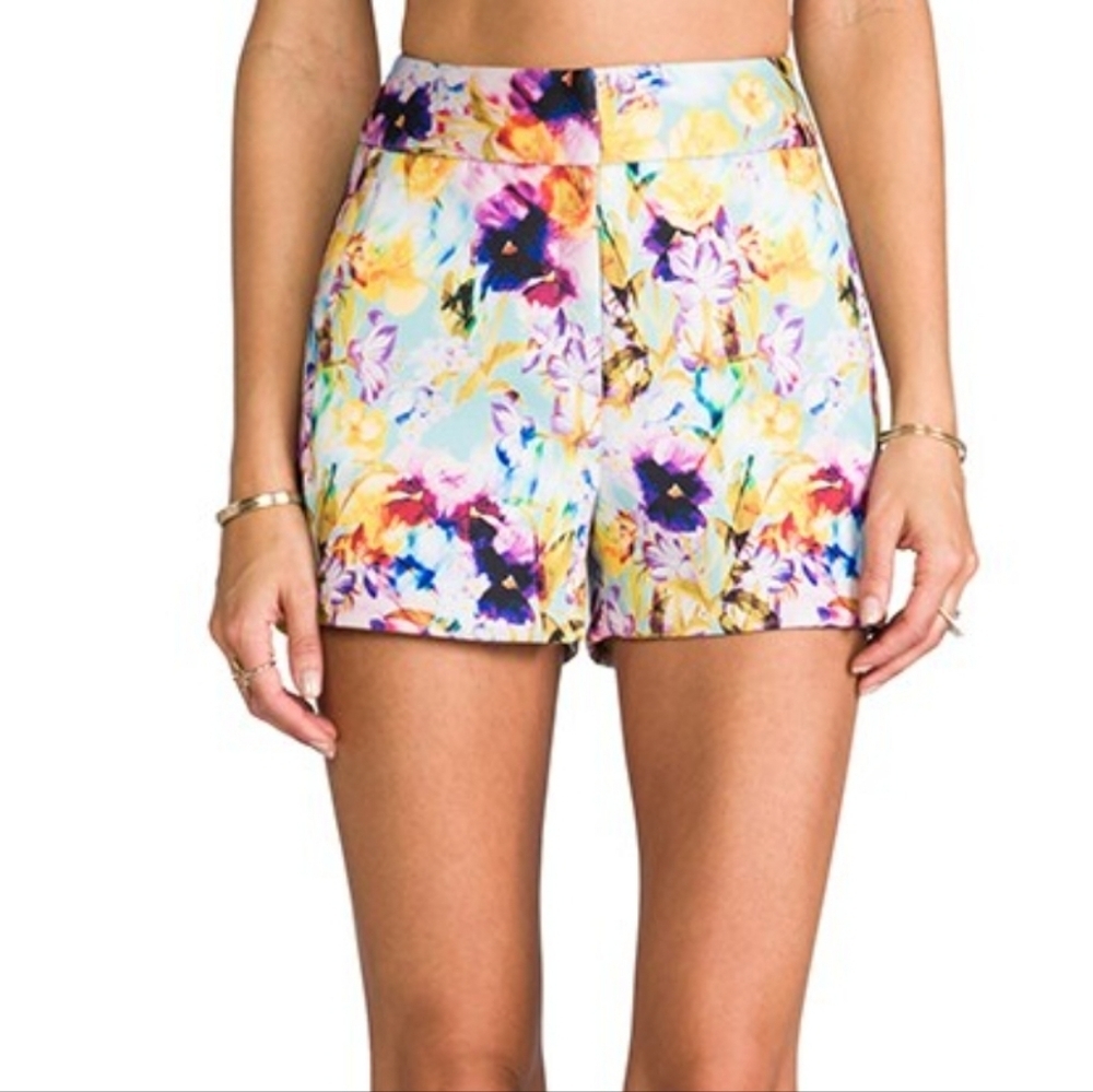 Sachin & Babi Valerie high rise floral Shorts